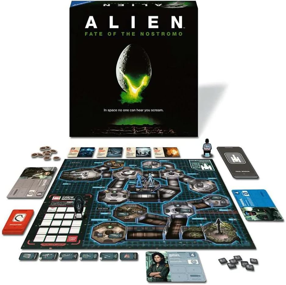 Ravensburger Alien Fate of The Nostromo - Strategy Board Games for Ages 12 Years Up - 1 to 5 Players