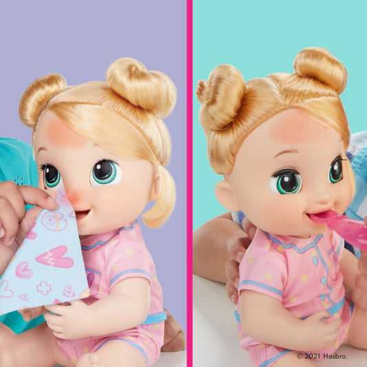 Baby Alive Lulu Achoo Doll, 12-Inch Interactive Doctor Play Toy with Lights, Sounds, Movements and Tools