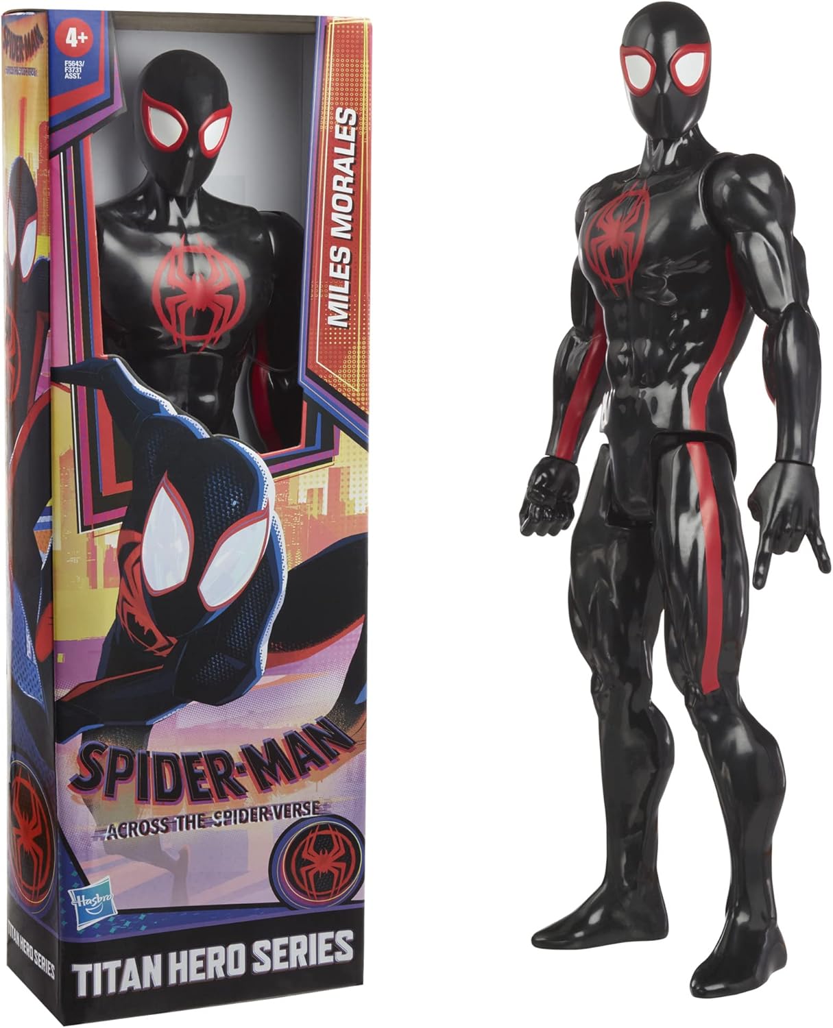Marvel Spider-Man Miles Morales Toy, 12-Inch-Scale Spider-Man: Across The Spider-Verse Action Figure